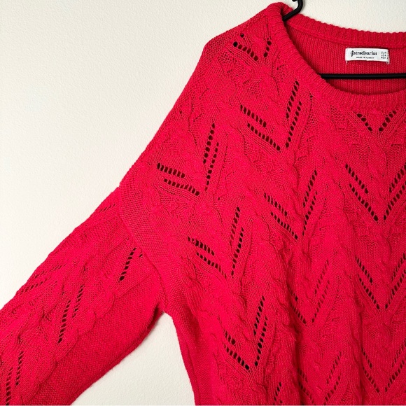 Stradivarius Braided Knit Sweater - Picture 4 of 11
